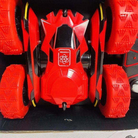 Adam Max Fancy Stunt Toy Red R/C Remote Control 2.4 GHZ, 1:28 Scale - Picture 2 of 12